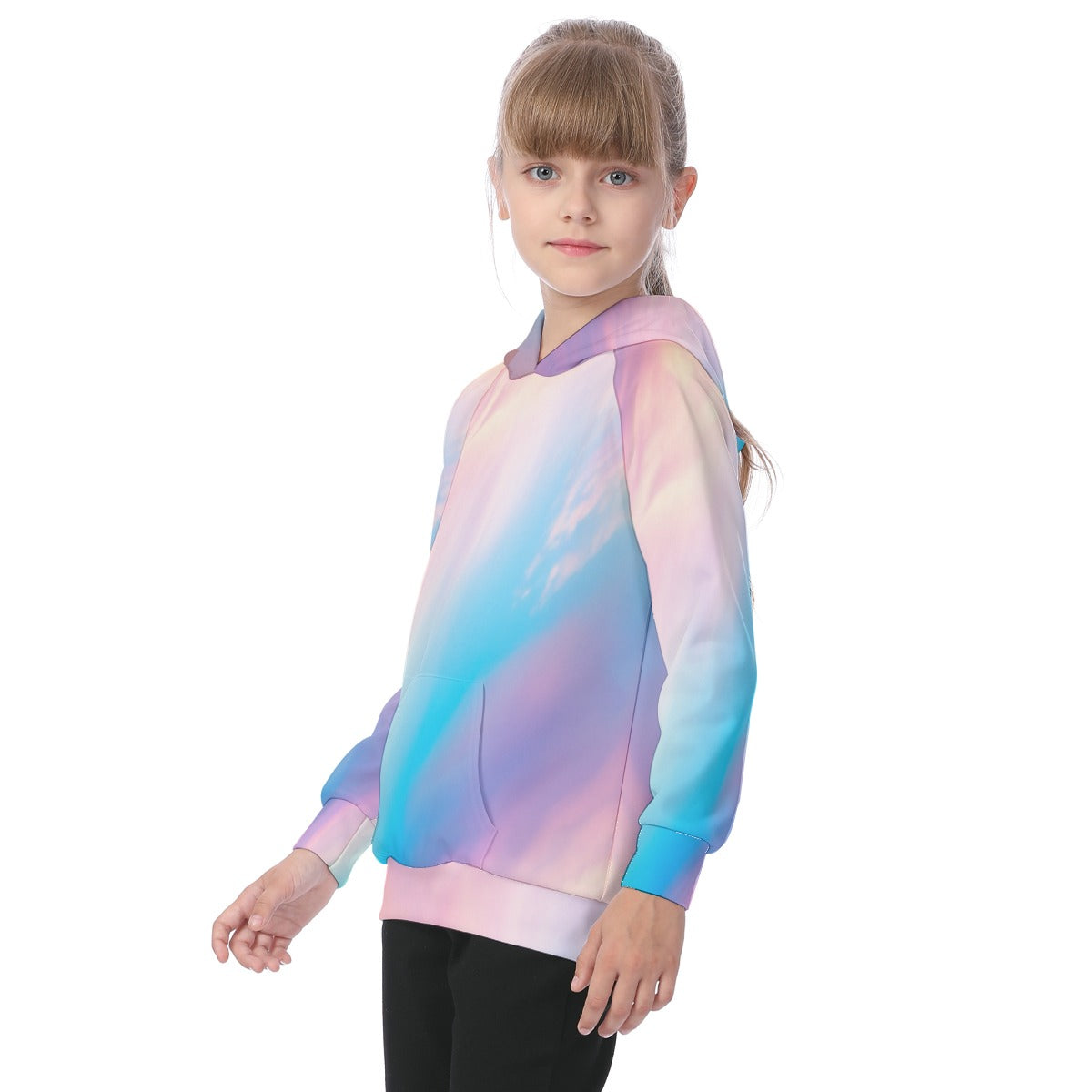 Unisex Kid's Raglan Pullover Hoodie
