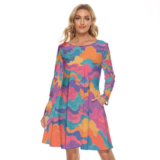 Women's Crew Neck Dress by O’Nimbus