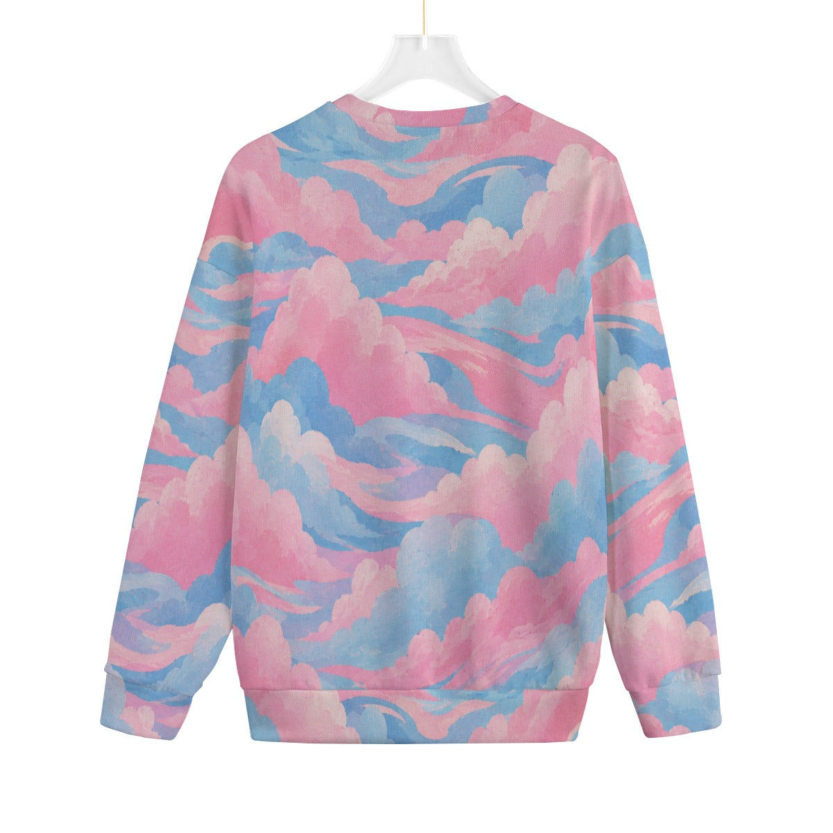 Unisex Drop-shoulder Knitted Fleece Sweater - view 2