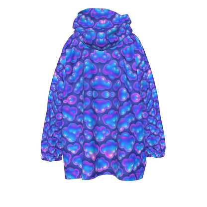 Unisex Kid's Sherpa Fleece Hoodie Blanket