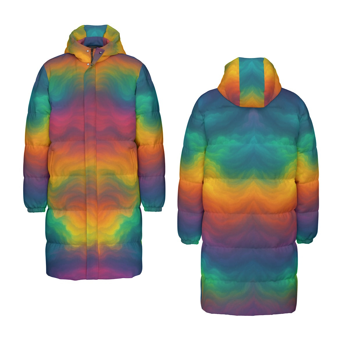 Unisex Long Down Jacket