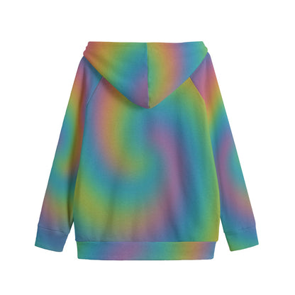 Unisex Kid's Zip Up Raglan Sleeve Hoodie | 310GSM Cotton