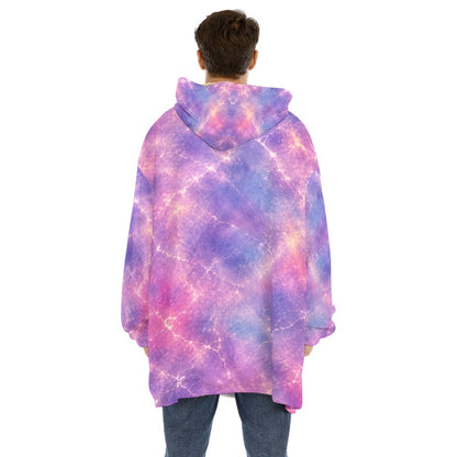 Unisex Sherpa-Fleece Hoodie Blanket - view 4