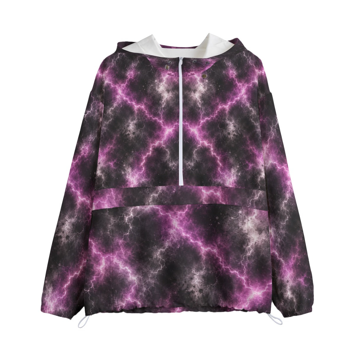 Unisex Pullover Jacket With Zipper Closure - view 1