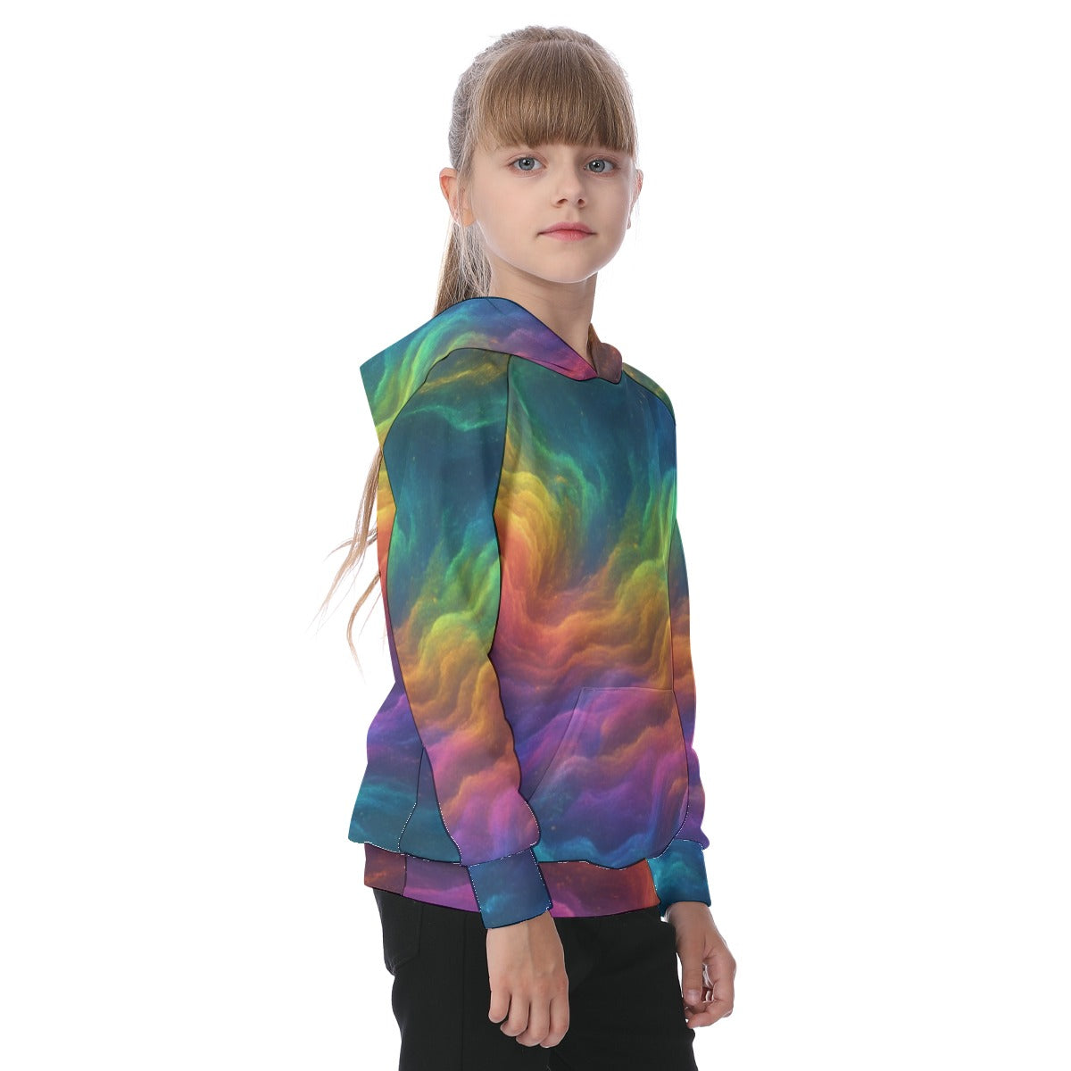 Unisex Kid's Raglan Pullover Hoodie