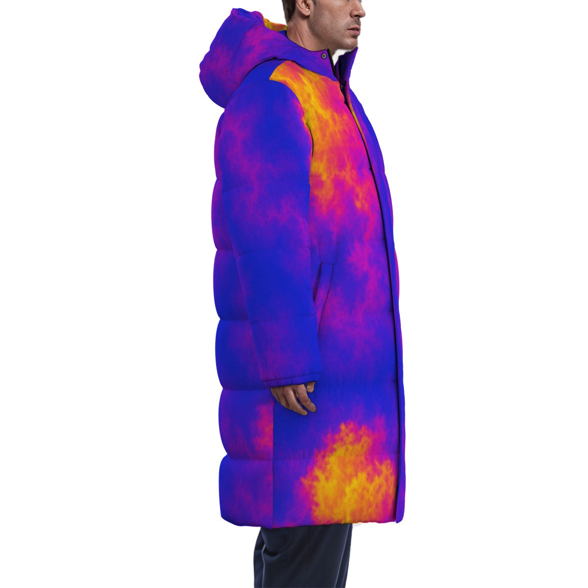 Unisex Long Down Jacket