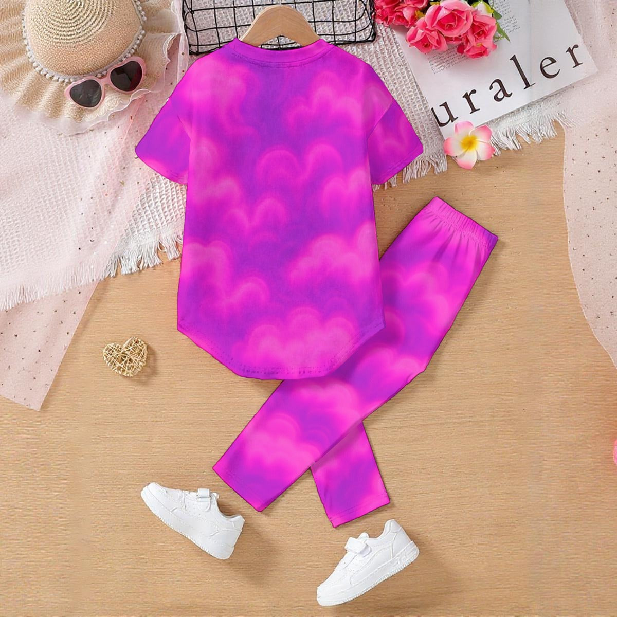 Unisex Kids' Casual Top and Pants Set