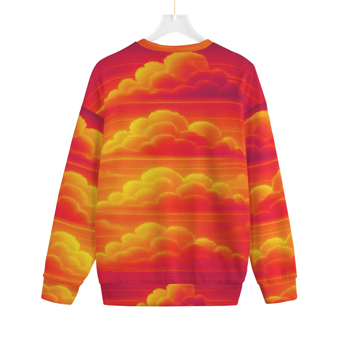 Unisex Drop-shoulder Knitted Fleece Sweater - view 2