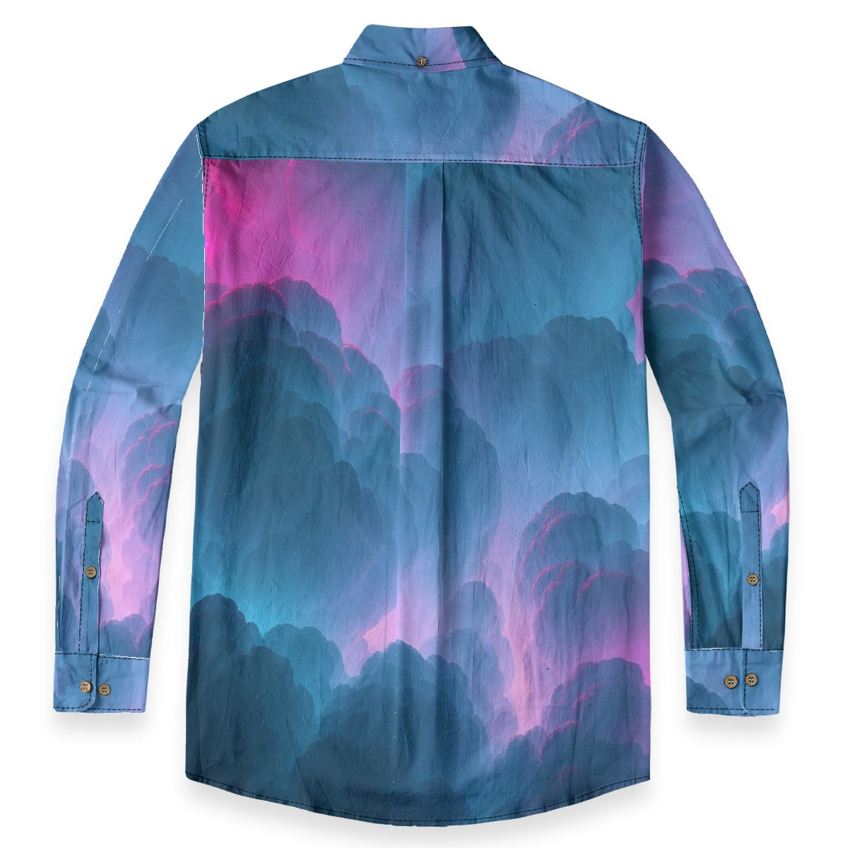 Men's Casual Lapel Long Sleeve Shirt|125GSM Cotton