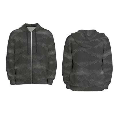 Unisex Zip Hooded Sweatshirt