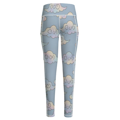 Functional Women's Yoga Leggings With Side Pockets|210GSM