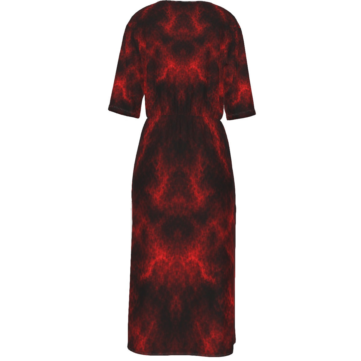 Women's Short Sleeve V-neck Dress