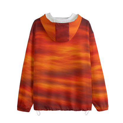 Unisex Pullover Jacket With Zipper Closure