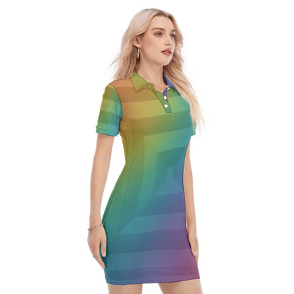 Women's Polo Collar Dress