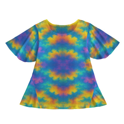 Women's Round Neck T-shirt With Short Sleeve