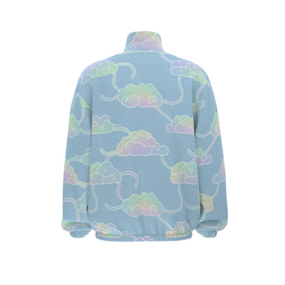 Unisex Turtleneck Zippered Sweatshirt