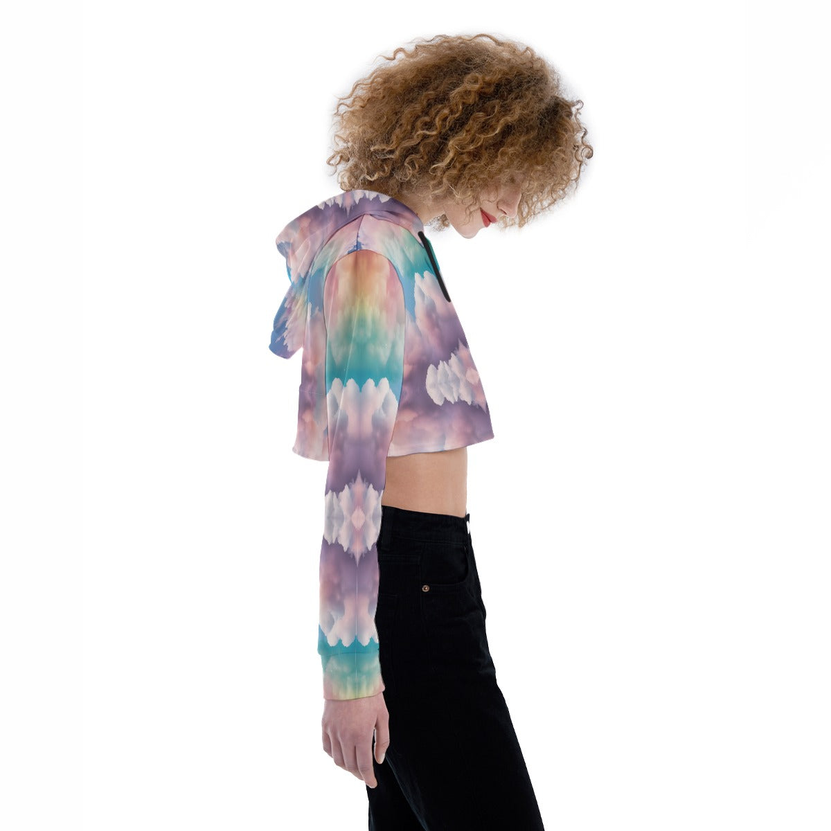Women's Crop Top Hoodie