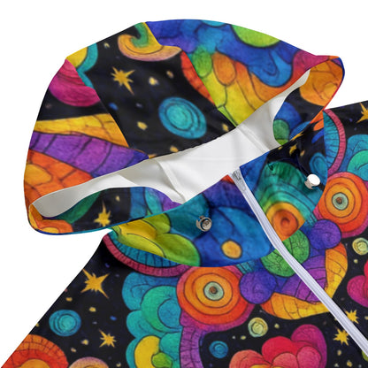 Unisex Pullover Jacket With Zipper Closure