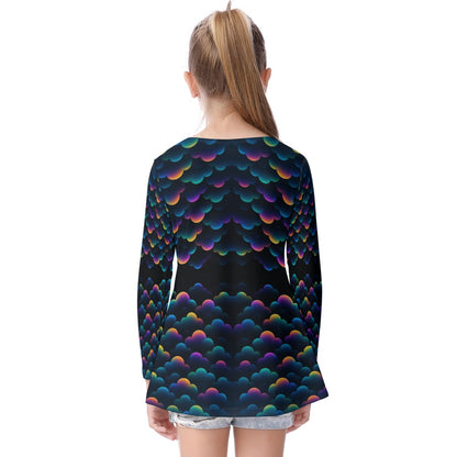 Unisex Kid's Long Sleeve O-neck T-shirt