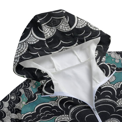 Unisex Windbreaker Long Jacket