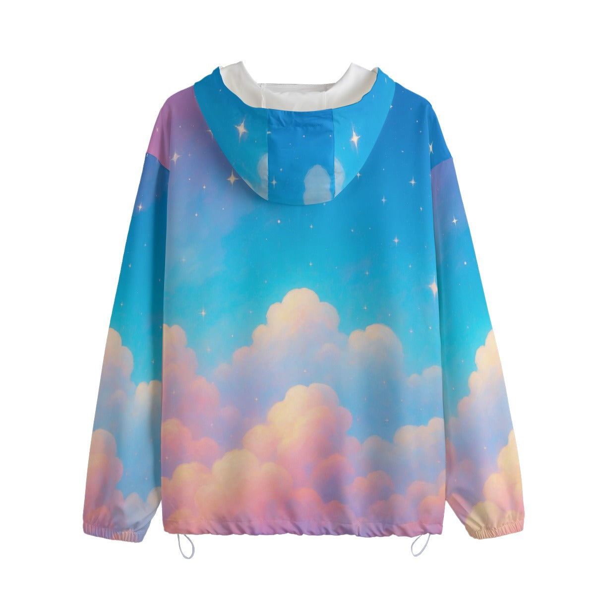 Unisex Pullover Jacket With Zipper Closure