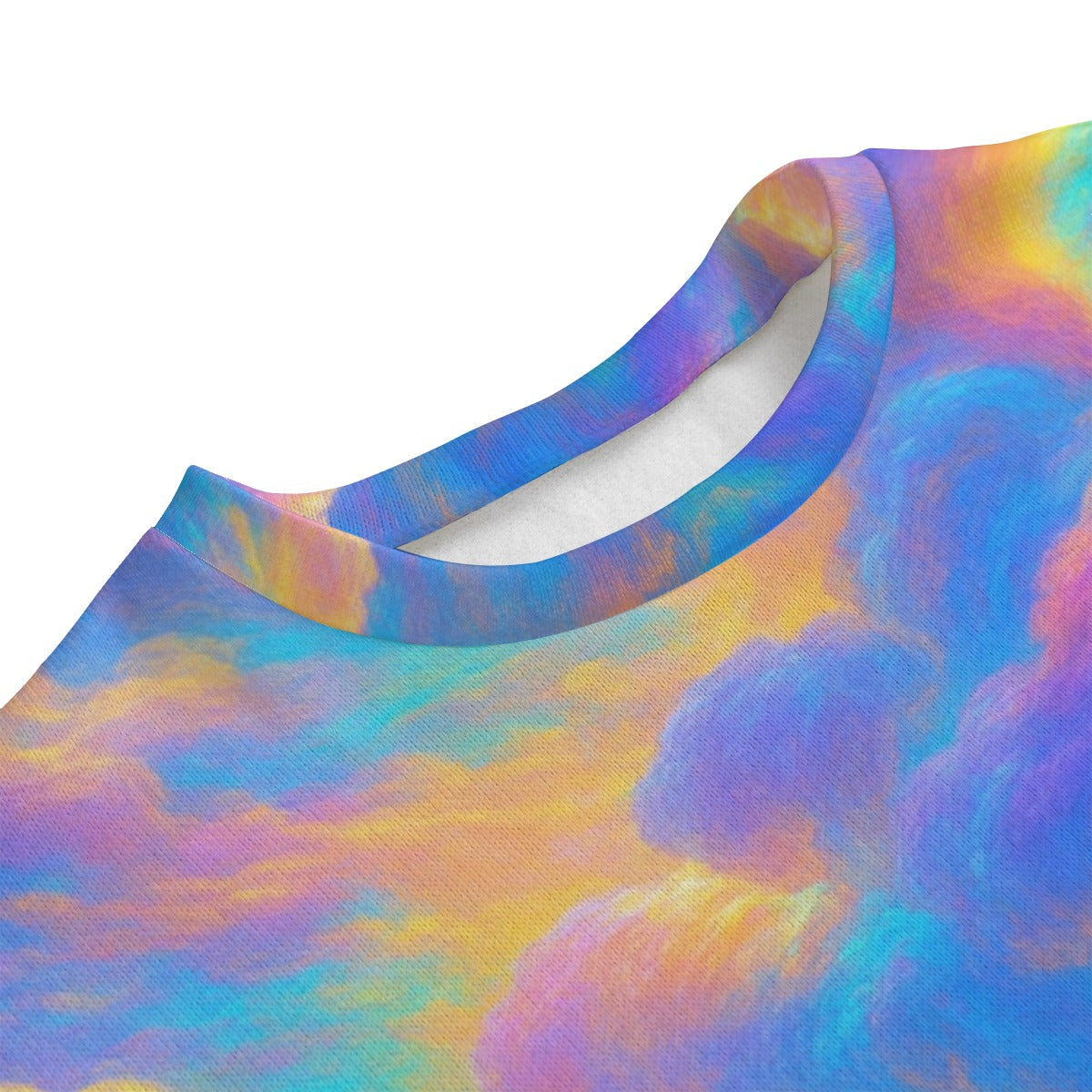 Unisex Drop-shoulder Knitted Fleece Sweater