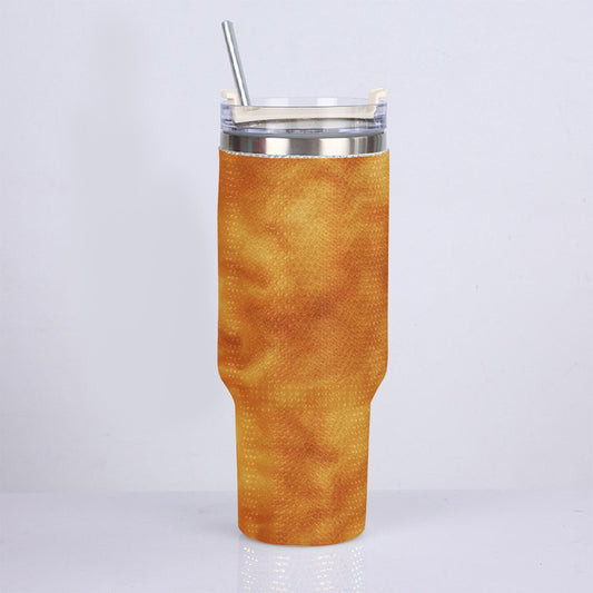 Unisex 40oz Diamond Cup With Stainless Steel Straw