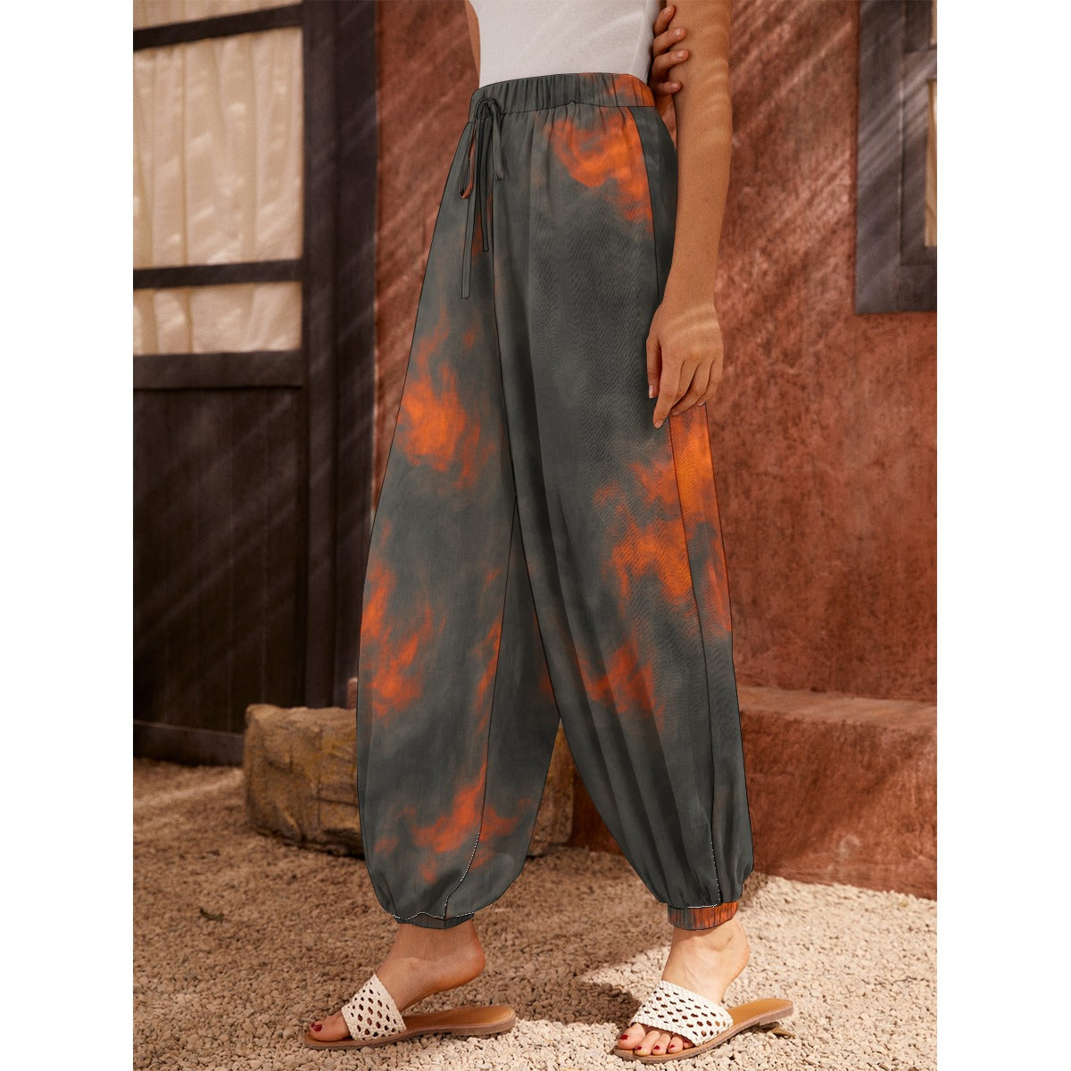 Women's Carrot Pants with Pockets