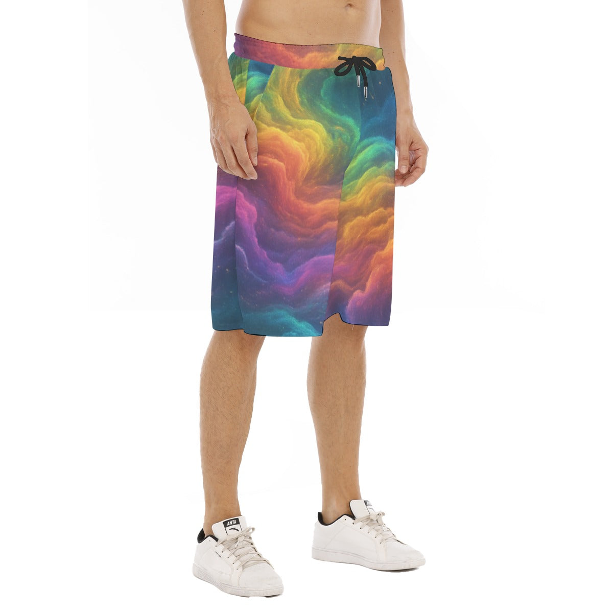 Men's Tether Loose Shorts With Pocket