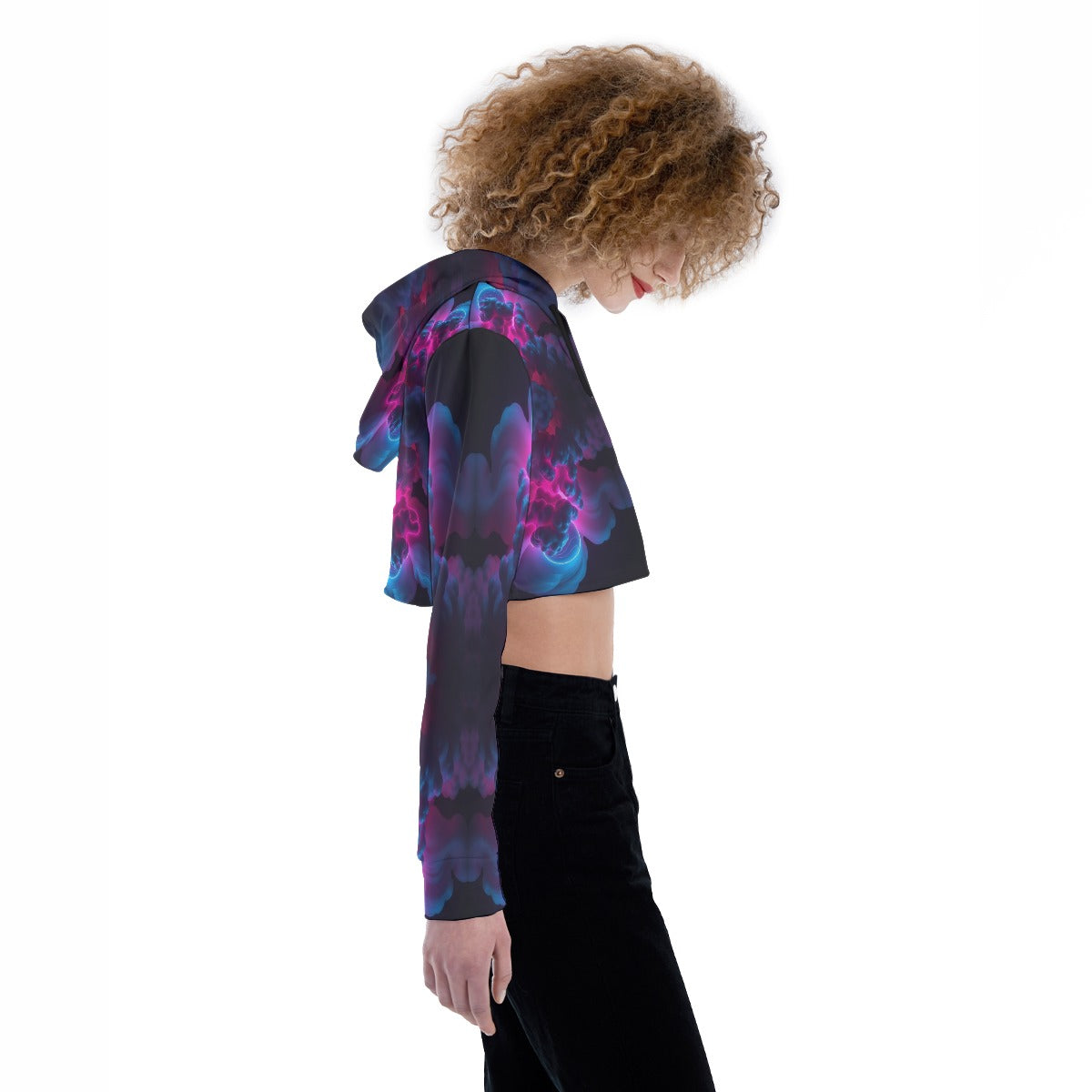 Women's Crop Top Hoodie
