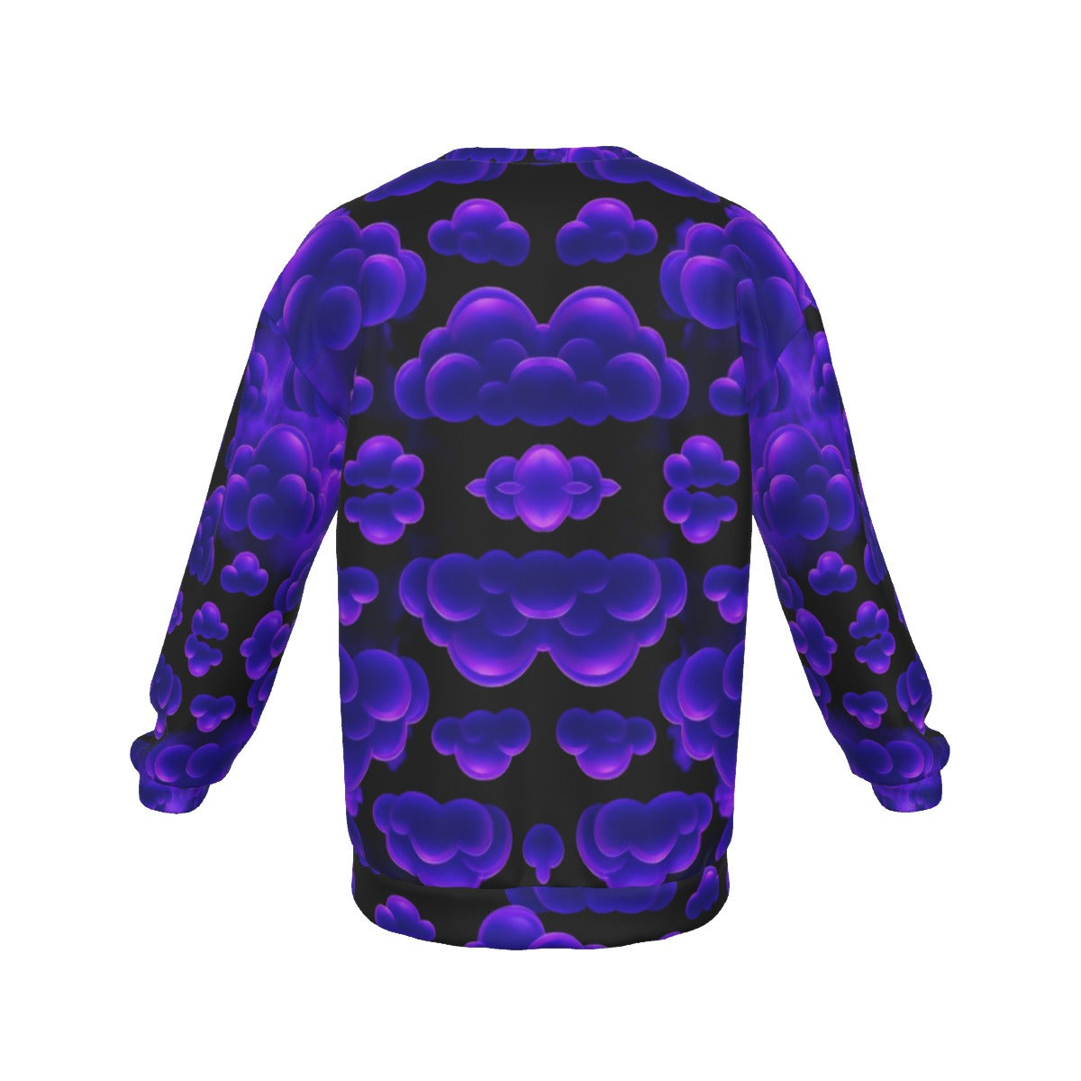 Men's Drop Shoulder Round Neck Long-Sleeved Sweatshirt