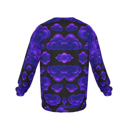 Men's Drop Shoulder Round Neck Long-Sleeved Sweatshirt