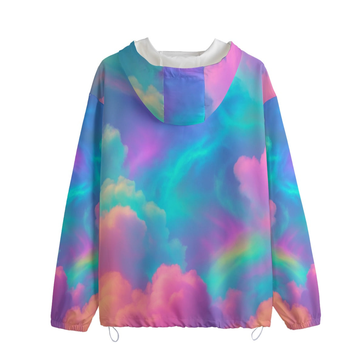 Unisex Pullover Jacket With Zipper Closure