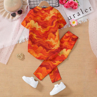 Kids' Casual Top and Pants Set