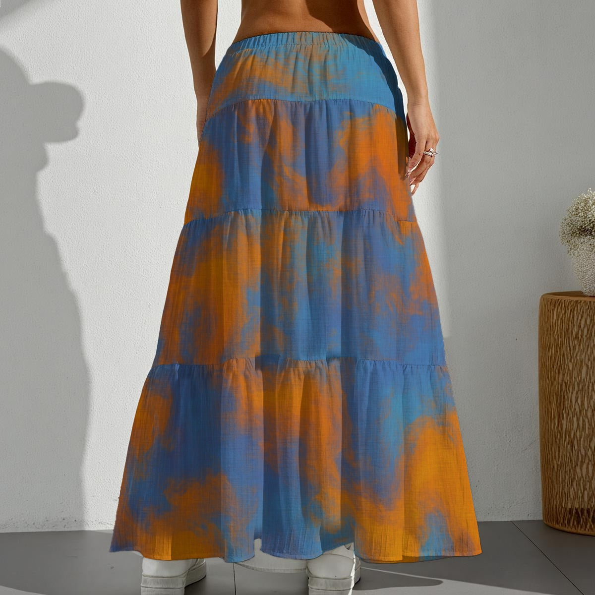 Women's Pleated Long Skirt