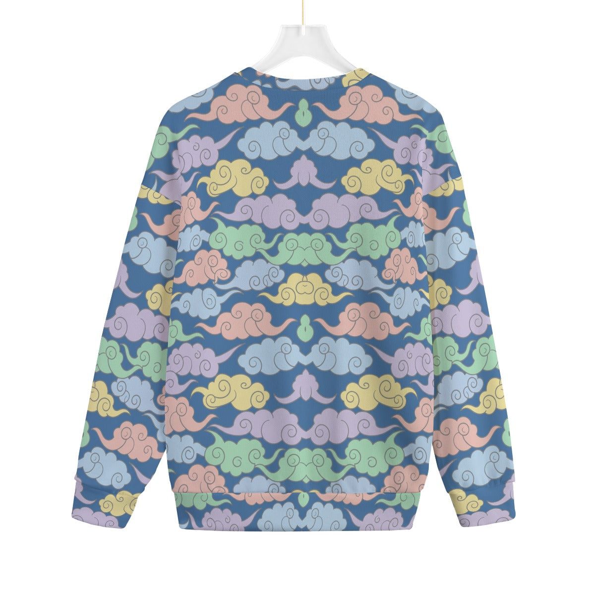 Unisex Drop-shoulder Knitted Fleece Sweater - view 2