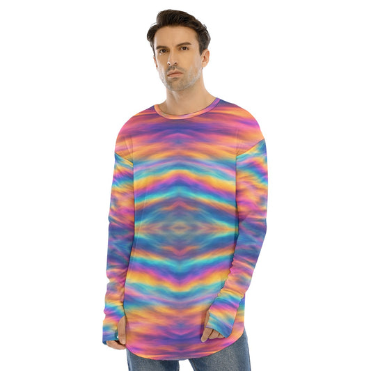 Men's Fingerless Long Sleeve T-shirt