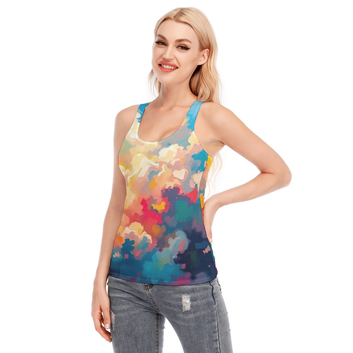 Women's Racer Vest | 190GSM Cotton