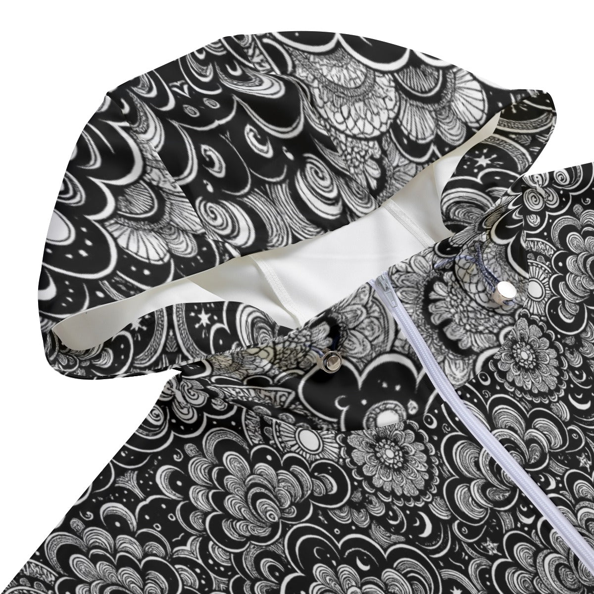 Unisex Pullover Jacket With Zipper Closure