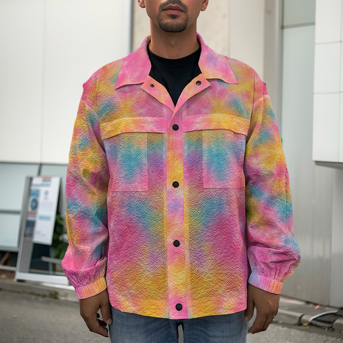 Men’s Casual Lapel Jacket - view 1