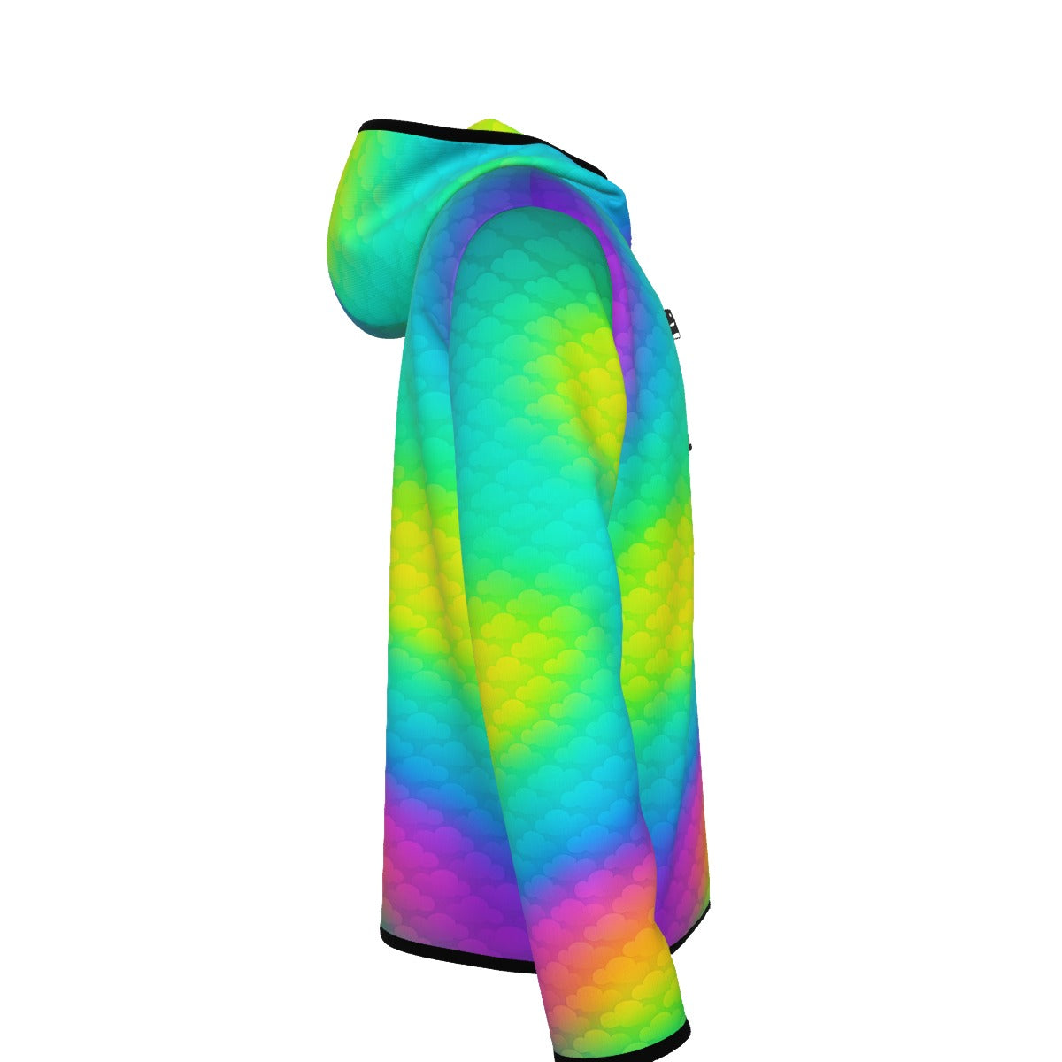 Men's Stylish Hoodie with Thumb Hole Design - view 3