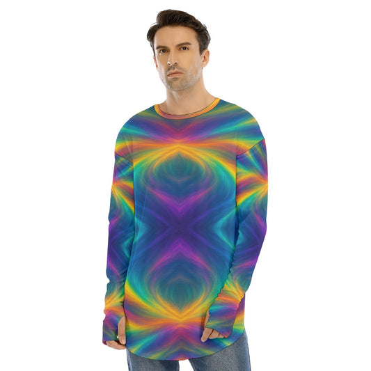 Men's Fingerless Long Sleeve T-shirt