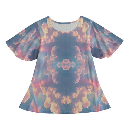 Women's Round Neck T-shirt With Short Sleeve