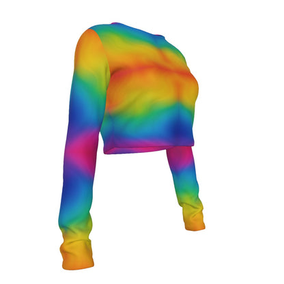 Women's Round Neck Crop Top T-Shirt