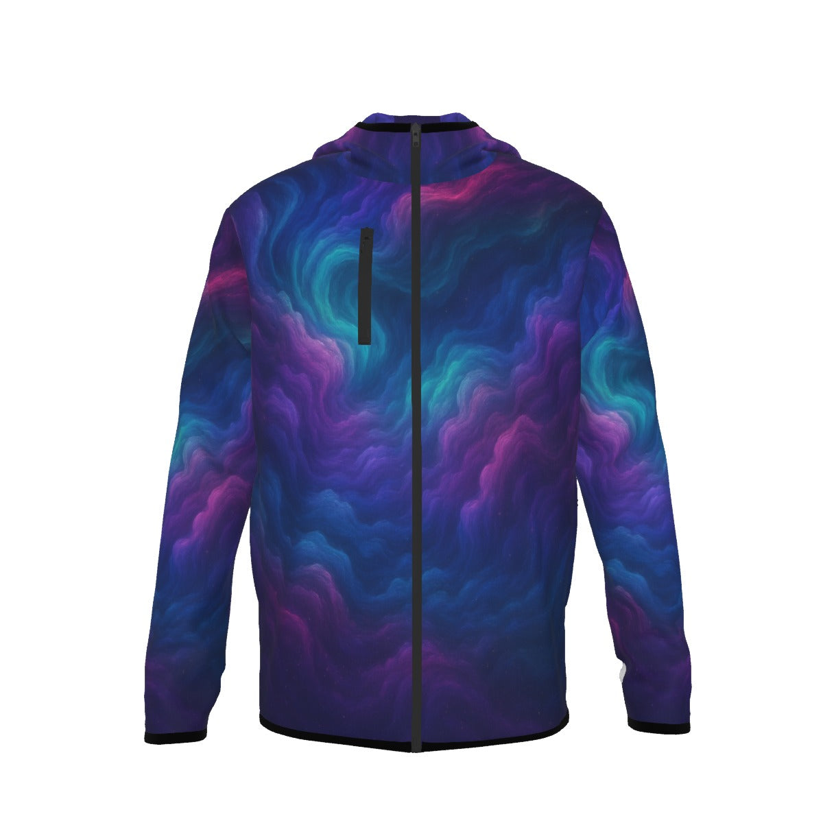 Men's Stylish Hoodie with Thumb Hole Design - view 1