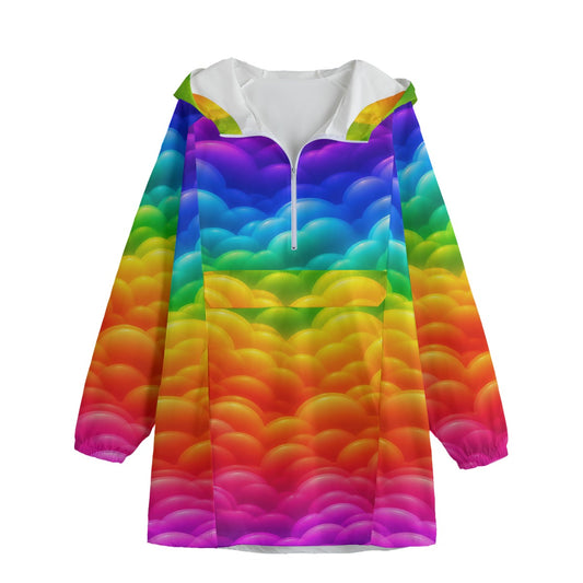 Unisex Windbreaker Long Jacket