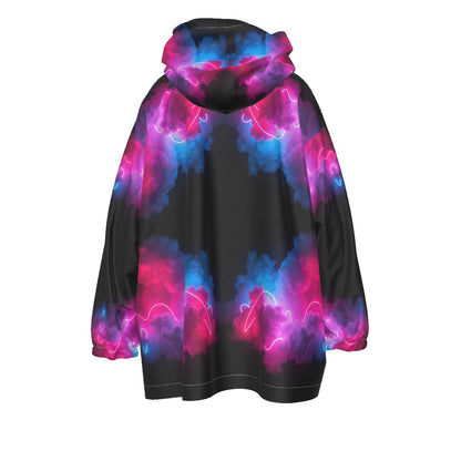 Unisex Kid's Sherpa Fleece Hoodie Blanket