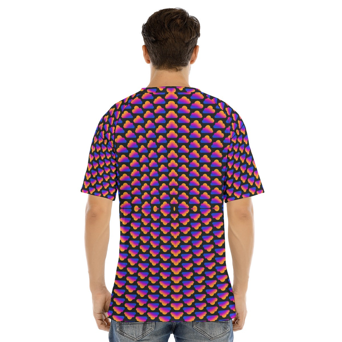 Men's Raglan Sleeve T-shirt With Button Closure