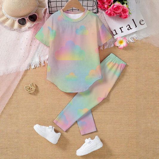 Unisex Kids' Casual Top and Pants Set