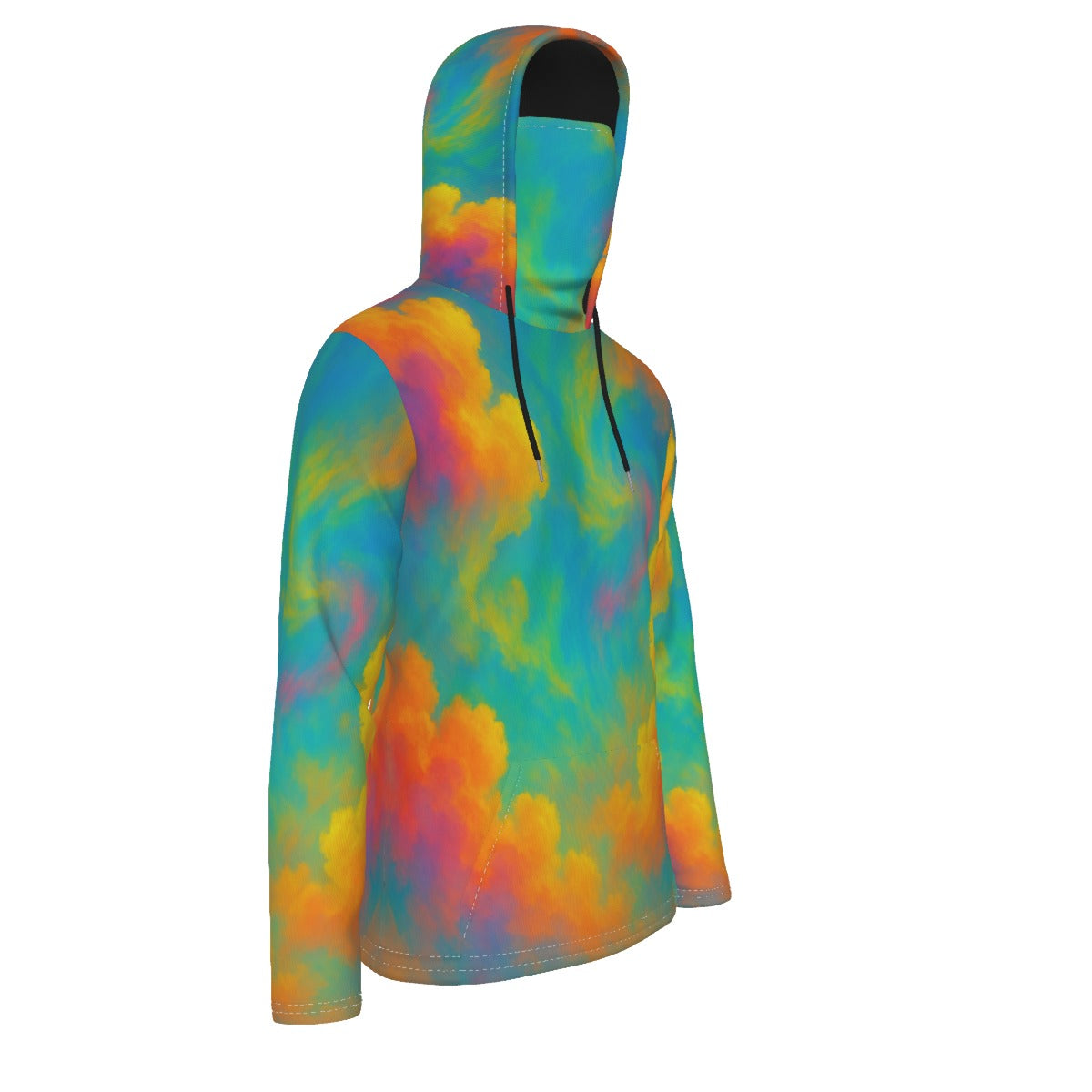 Men's Pullover Hoodie With Mask - view 4